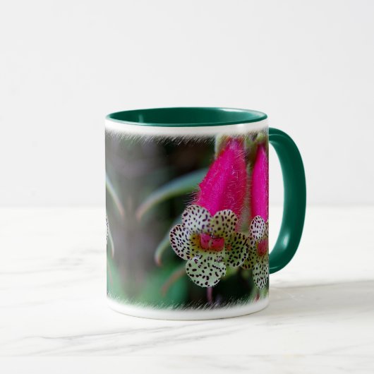 Leopard-Blume Tasse (VorderseiteRechts)