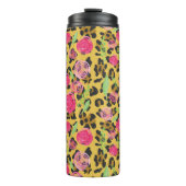 Leopard-Blume Thermosbecher (Vorderseite)