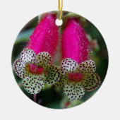 Leopard-Blumen-Entwurf Keramikornament (Vorne)