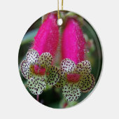 Leopard-Blumen-Entwurf Keramikornament (Links)