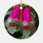 Leopard-Blumen-Entwurf Keramikornament (Hinten)