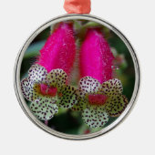 Leopard-Blumen-Entwurf Ornament Aus Metall (Vorne)