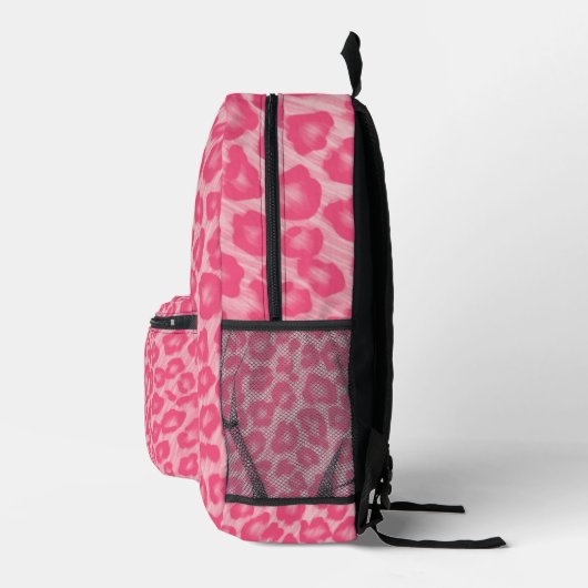 Leopard Blush Bedruckter Rucksack (Rechts)