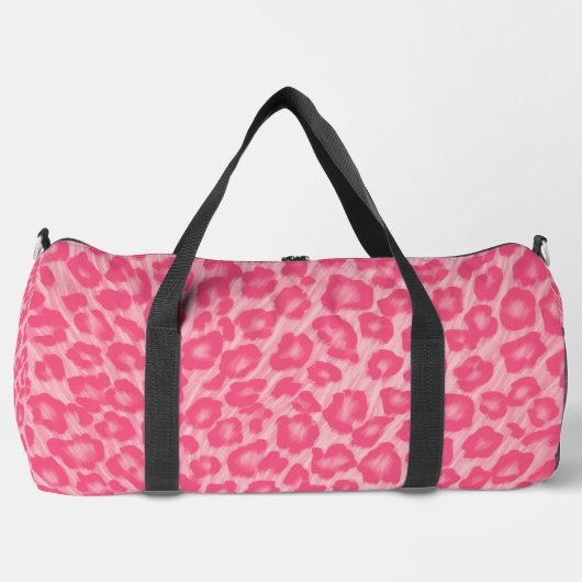 Leopard Blush Duffle Bag (Vorderseite)