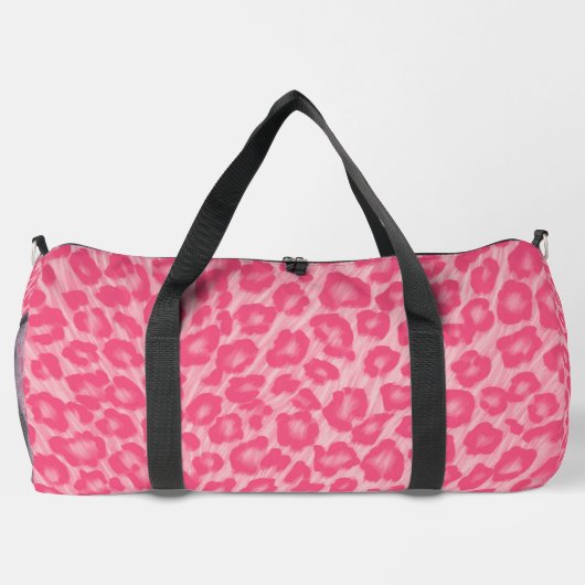 Leopard Blush Duffle Bag (Rückseite)
