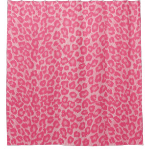 Leopard Blush Duschvorhang