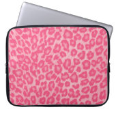 Leopard Blush Laptopschutzhülle (Vorderseite)