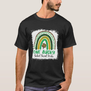 Leopard Boho Rainbo, Sozialarbeiter an einer Lucky T-Shirt
