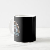 Leopard Boho Rainbow Back To S Kaffeetasse (Vorderseite Links)