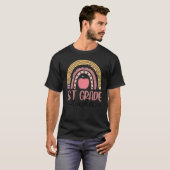 Leopard Boho Rainbow Back to Sch T-Shirt (Vorne ganz)