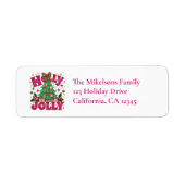 Leopard Bow Holly Jolly (Vorne)