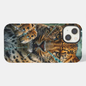 Leopard bricht durch iPhone hülle (Rückseite (Horizontal))