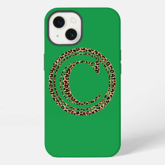 Leopard Brief C iPhone Hülle (Rückseite)