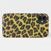 Leopard Brown und Gelb Print Case-Mate iPhone Hülle (Rückseite (Horizontal))