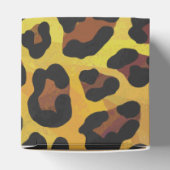 Leopard Brown und Gelb Print Geschenkschachtel (Oben)