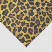 Leopard Brown und Gelb Print Seidenpapier (Ausschnitt)