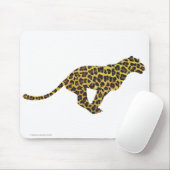 Leopard Brown und Gelbe Siloette Mousepad (Mit Mouse)