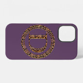 Leopard Buchstabe D iPhone Hülle (Rückseite (Horizontal))
