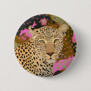 Leopard Button