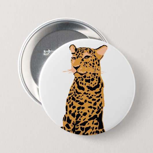 Leopard Button (Vorne & Hinten)