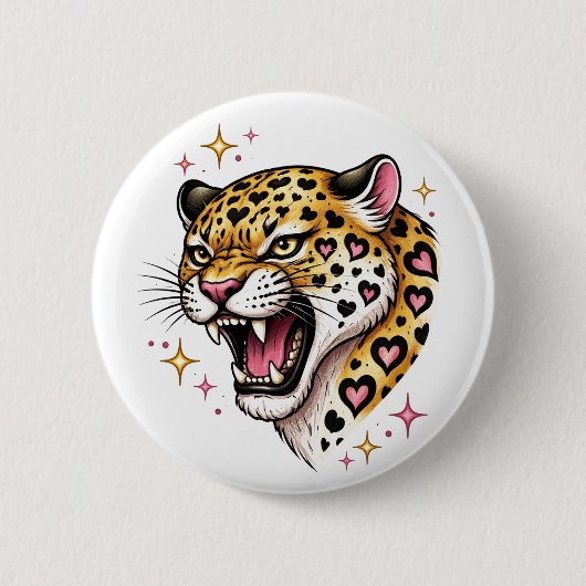 Leopard Button (Vorderseite)