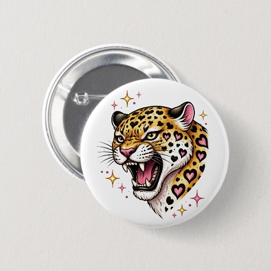 Leopard Button (Vorne & Hinten)
