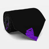 Leopard-Button nach oben Krawatte (Gerollt)