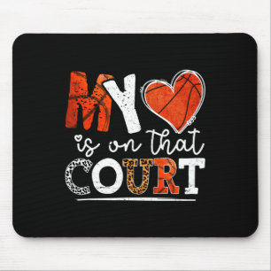 Leopard Bysketbyll Mama Mein Herz ist auf diesem H Mousepad