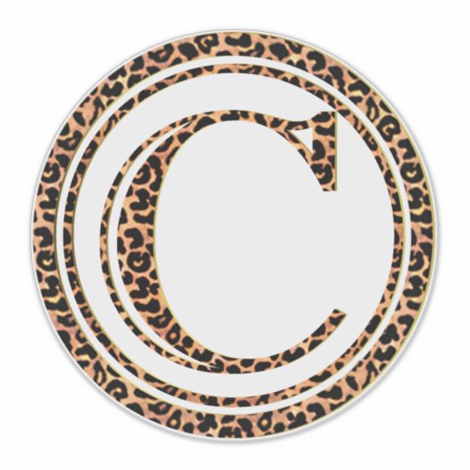 Leopard C Aufkleber (Vorderseite)