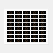 Leopard C Etiketten (Blatt)