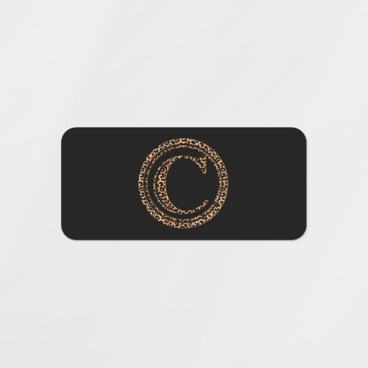Leopard C Etiketten (Design 2)