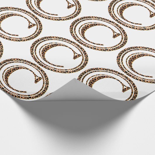 Leopard C Geschenkpapier (Ecke)