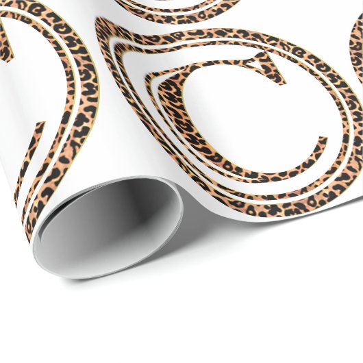 Leopard C Geschenkpapier (Rolleneckpunkt)