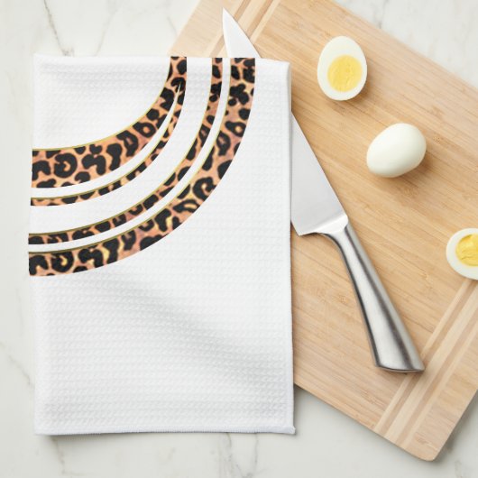 Leopard C Handtuch (Viertel Falte)