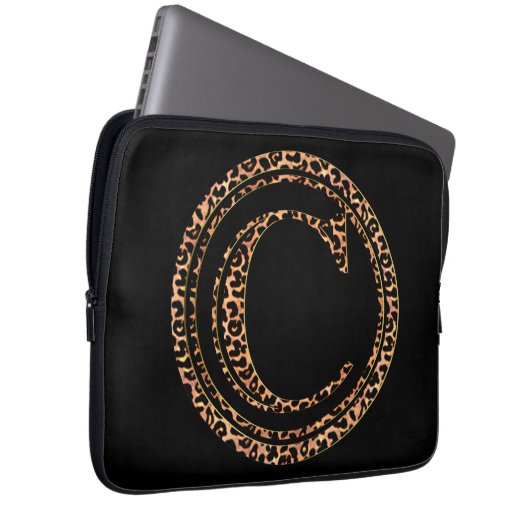 Leopard C Laptopschutzhülle (Vorne Rechts)