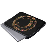 Leopard C Laptopschutzhülle (Vorne Knopf)