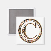 Leopard C Magnet (Vorderseite/Rückseite)
