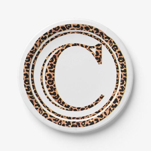 Leopard C Pappteller (Vorderseite)