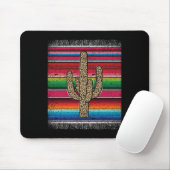 Leopard Cactus Mexican Serape Cinco De Mayo Women Mousepad (Mit Mouse)