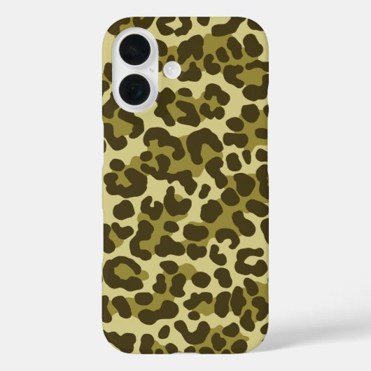 Leopard Camouflage Green Case-Mate iPhone Hülle (Rückseite)