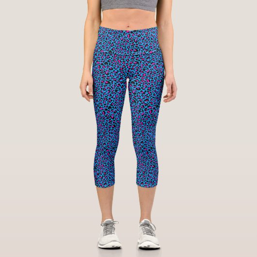 Leopard Capri Leggings (Vorderseite)