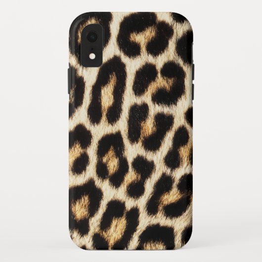 Leopard CaseMate PhoneCase, Apple iPhone XR, Tough Case-Mate iPhone Hülle (Rückseite)