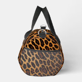 Leopard Cat Animal Print Moderne Sammlung Duffle Bag (Rechts)