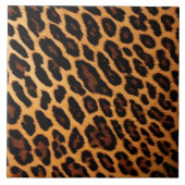 Leopard Cat Animal Print Moderne Sammlung Fliese (Vorderseite)