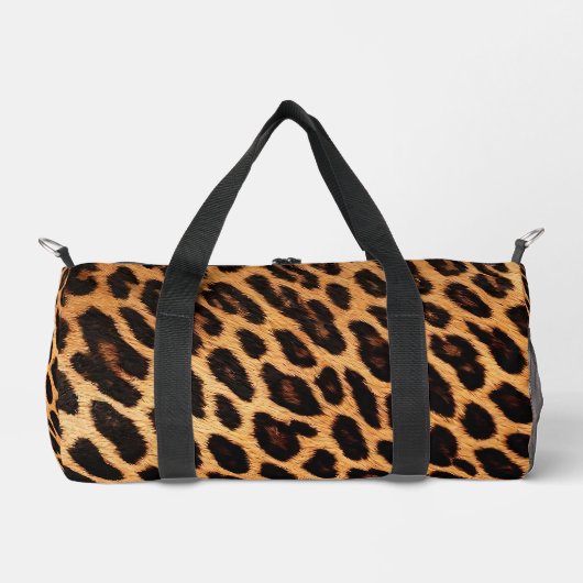Leopard Cat Animal Print Populäre Sammlung Duffle Bag (Vorderseite)
