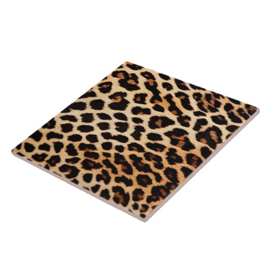 Leopard Cat Animal Print Trend Collection Fliese (Seite)