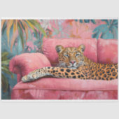 Leopard Cat Decoupage Seidenpapier (Vorderseite)