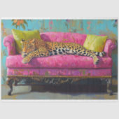 Leopard Cat Decoupage Seidenpapier (Vorderseite)