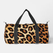 Leopard Cat Moderne Tierdrucksammlung Duffle Bag (Vorderseite)