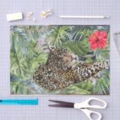 Leopard Cat Seidenpapier (Handwerk)